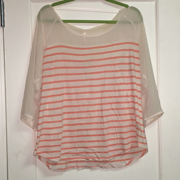 LC Lauren Conrad Tops - Striped shirt